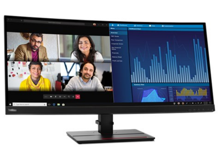 Lenovo ThinkVision P34w-20 34" 60Hz 4K WQHD Desktop Monitor | 63F2RAT3UK Desktop Monitor Lenovo