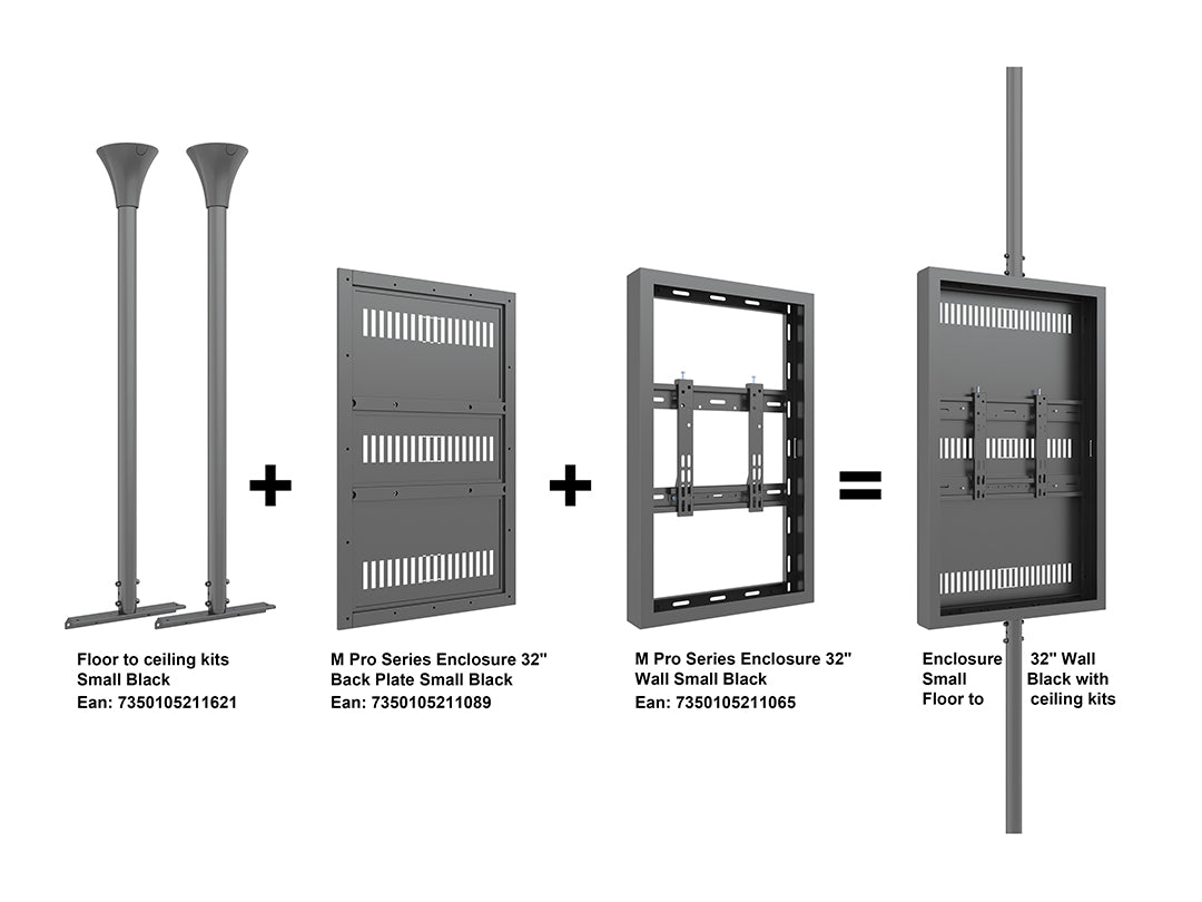 Multibrackets M Pro Series Enclosure Holder Medium - 340mm Mounting Accessory Multibrackets