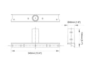 Multibrackets M Pro Series Enclosure Holder Medium - 340mm Mounting Accessory Multibrackets