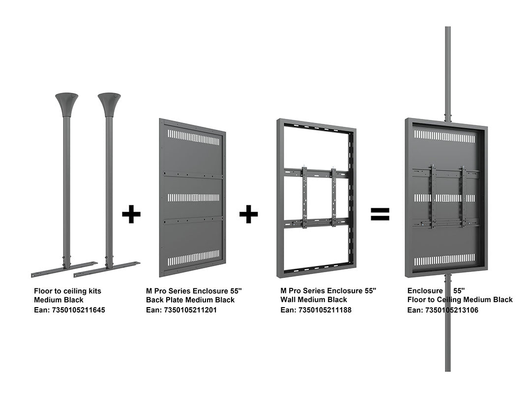 Multibrackets M Pro Series Enclosure Holder Large - 550mm Mounting Accessory Multibrackets