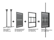 Multibrackets M Pro Series Enclosure Holder Large - 550mm Mounting Accessory Multibrackets