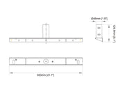 Multibrackets M Pro Series Enclosure Holder Large - 550mm Mounting Accessory Multibrackets
