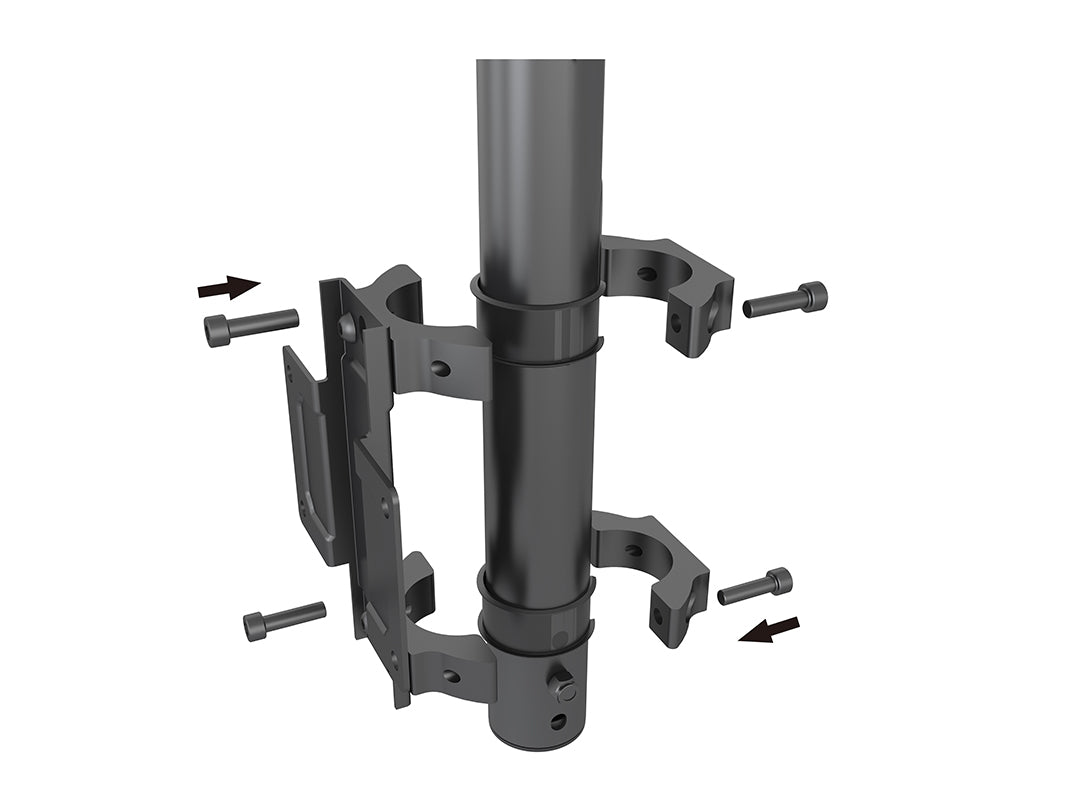 Multibrackets 0.8m Fixed 32"-50" Pro Series Menu Board Ceiling Mount For 4 Screens Ceiling Mount Bracket Multibrackets