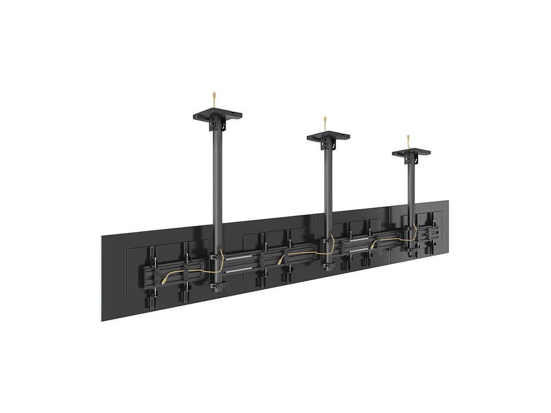 Multibrackets 0.8m Fixed 32"-50" Pro Series Menu Board Ceiling Mount For 4 Screens Ceiling Mount Bracket Multibrackets