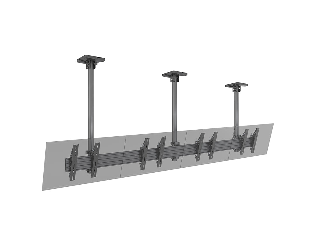 Multibrackets 0.8m Tilt 32"-50" Pro Series Menu Board Ceiling Mount For 4 Screens Ceiling Mount Bracket Multibrackets