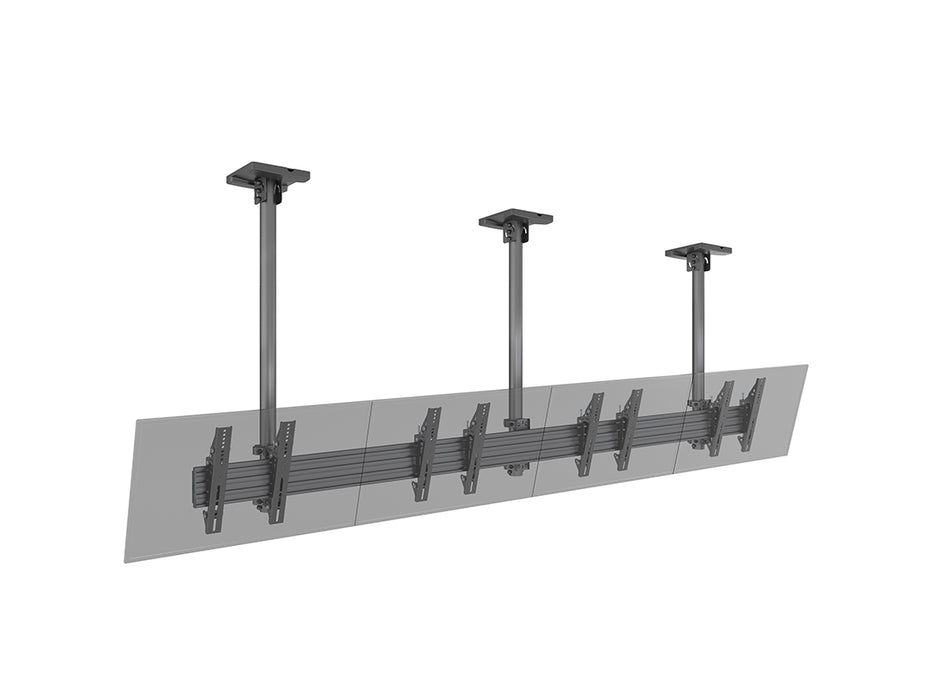 Multibrackets 0.8m Tilt 32"-50" Pro Series Menu Board Ceiling Mount For 4 Screens Menu Board Mounting Systems Multibrackets