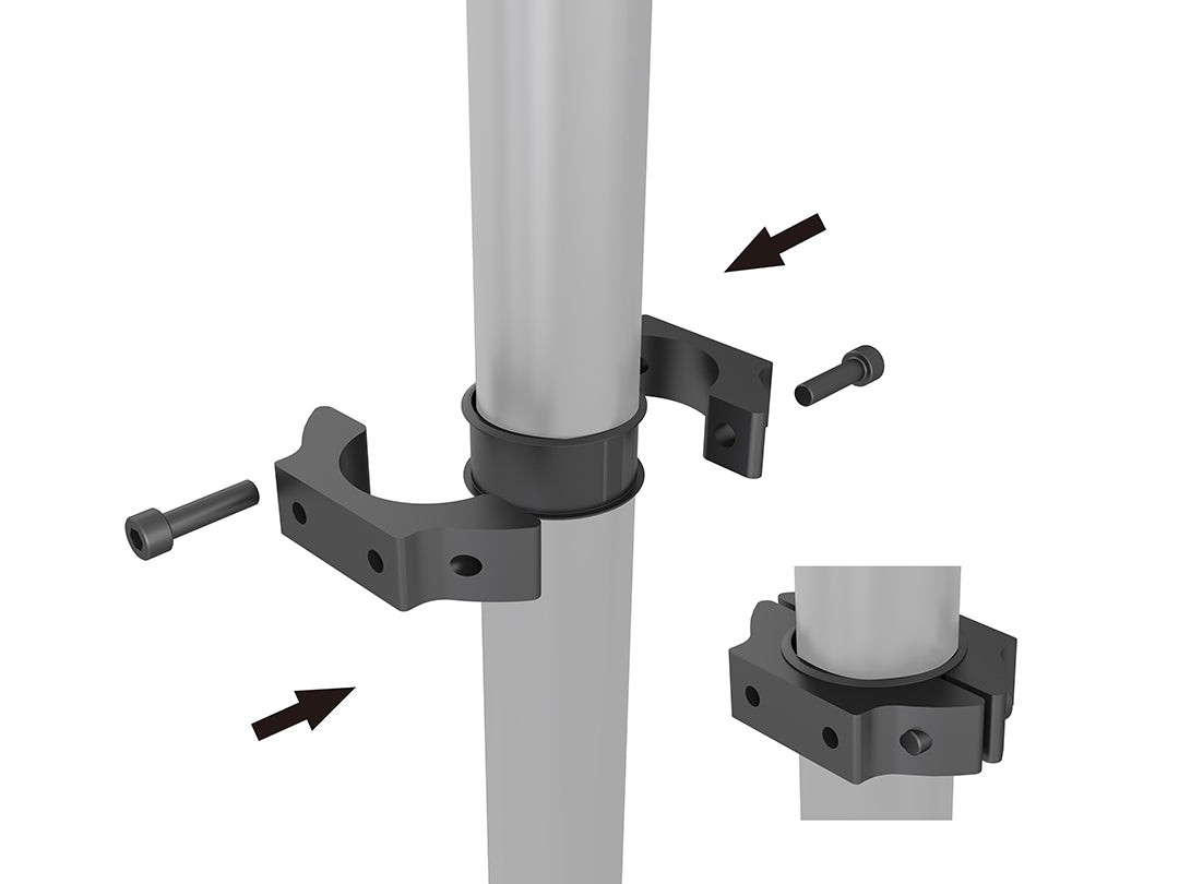 Multibrackets 0.8m Tilt 32"-50" Pro Series Menu Board Ceiling Mount For 4 Screens Ceiling Mount Bracket Multibrackets