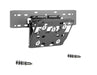 Multibrackets QLED No Gap Wall Mounting Kit - 75" Screen Mounting Kit Multibrackets
