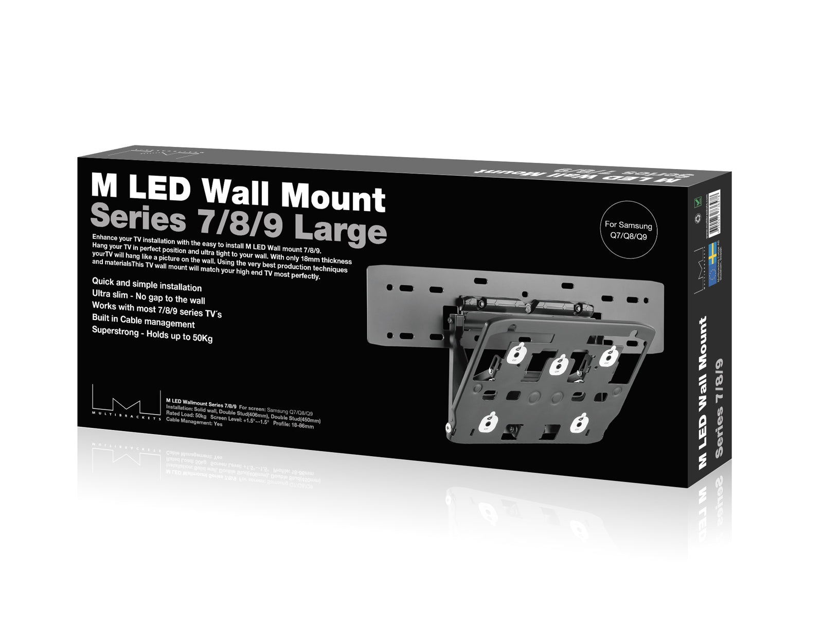 Multibrackets QLED No Gap Wall Mounting Kit - 75" Screen Mounting Kit Multibrackets