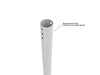 Multibrackets Display Pro Series CCTV Ceilingmount White Ceiling Mount Bracket Multibrackets