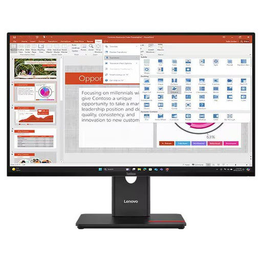 Lenovo ThinkVision T27-40 27" Class LCD Monitor | 64A5MAT6UK Desktop Monitor Lenovo