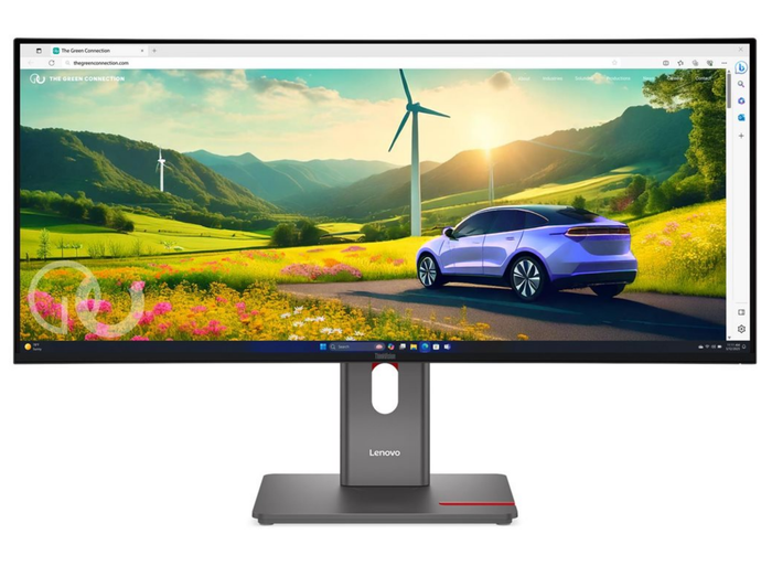 Lenovo ThinkVision P34WD-40 34" 120Hz 4ms Curved UWQHD USB-C Docking Monitor Desktop Monitor Lenovo