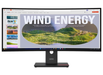 Lenovo ThinkVision T34WD-40 34" 120Hz 4ms Curved UWQHD USB-C Docking Monitor Desktop Monitor Lenovo