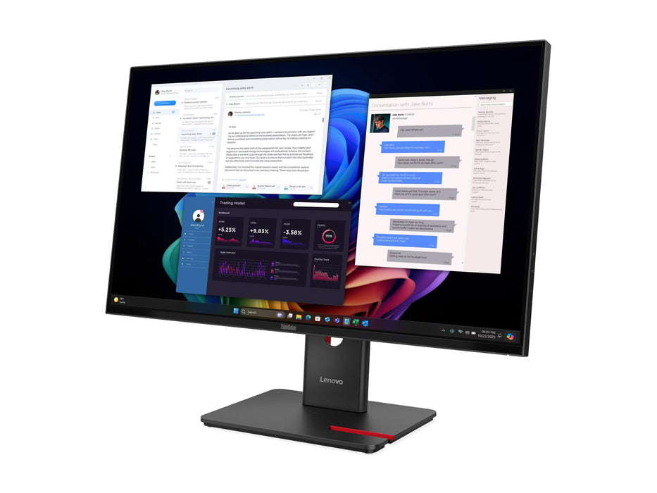 Lenovo ThinkVision T27UD-40 27" IPS Class 4K UHD LED Monitor | 64AFGAT2UK Desktop Monitor Lenovo