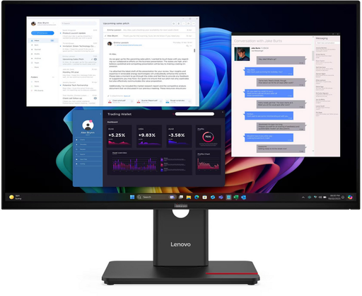 Lenovo ThinkVision T27UD-40 27" IPS Class 4K UHD LED Monitor | 64AFGAT2UK Desktop Monitor Lenovo