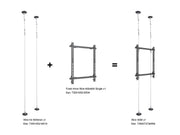 Multibrackets M Pro Series 400x600 Single Fixed Arms Wire | 7350105216534 Mounting Accessory Multibrackets