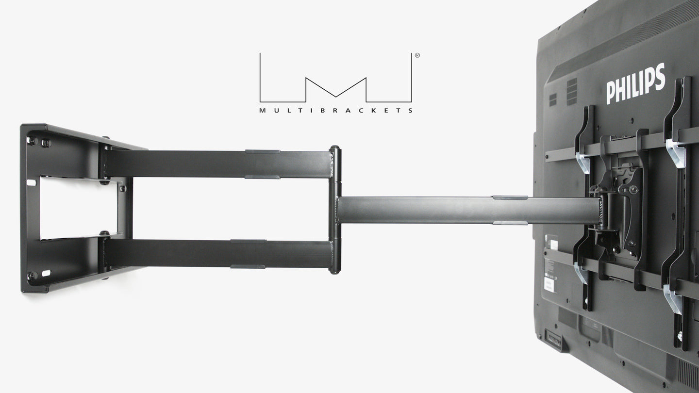 Multibrackets 42" - 75" M Universal Long Reach Single Arm Mount | 7350073736874 Wall Mount Bracket Multibrackets