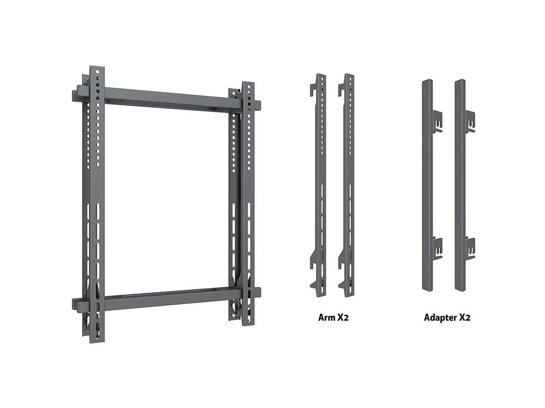 Multibrackets M Pro Series 400x600 Dual Fixed Arms Wire | 7350105216541 Mounting Accessory Multibrackets