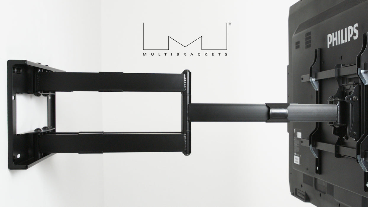 Multibrackets M Universal Long Reach Dual Arm TV Wall Mount - 50" to 80" Screen Wall Mount Bracket Multibrackets