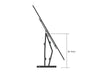 Multibrackets M Universal Long Reach Dual Arm TV Wall Mount - 50" to 80" Screen Wall Mount Bracket Multibrackets