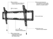 Multibrackets 40" - 86" 800x400 VESA Universal Tilt Large Wallmount | 7350105216572 Wall Mount Bracket Multibrackets