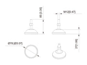 Multibrackets M Pro Series Adjustable Feet Pro Mounting Accessory Multibrackets