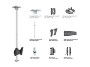 Multibrackets MBC1U M Pro CCTV Ceiling Mount For Single-Dome Camera | 7350105216589 Ceiling Mount Bracket Multibrackets