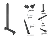 Multibrackets M Pro Series Wheelbase 180cm Pro Inc Castors Mounting Accessory Multibrackets