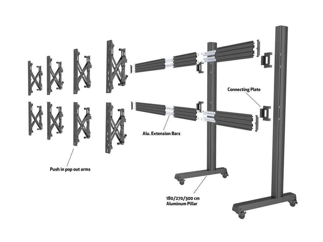 Multibrackets M Pro Series Connecting Plate Mounting Accessory Multibrackets