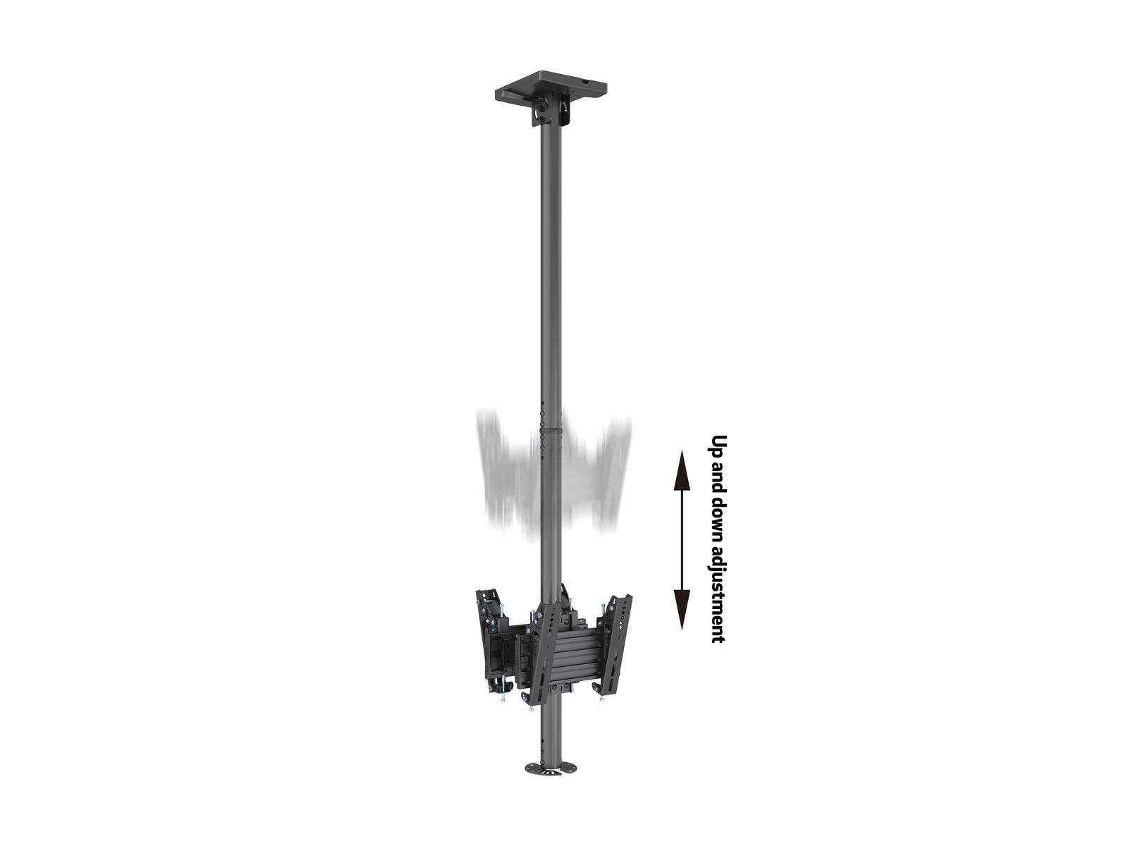 Multibrackets MBC1UX2 M Pro CCTV Ceiling Mount For Single-Dome Camera | 7350105216596 Ceiling Mount Bracket Multibrackets
