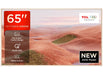 TCL 65" Class NXTVISION 4K QLED PRO 120Hz Smart TV | 65A300W-UK TCL Smart TV TCL