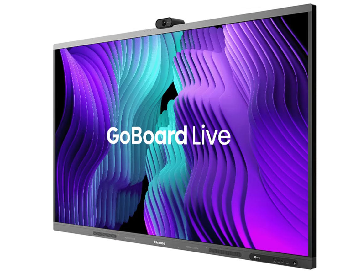Hisense 65MR6DE 65” GoBoard Live Advanced Interactive Display With 4K Camera Interactive Touchscreen Display Hisense