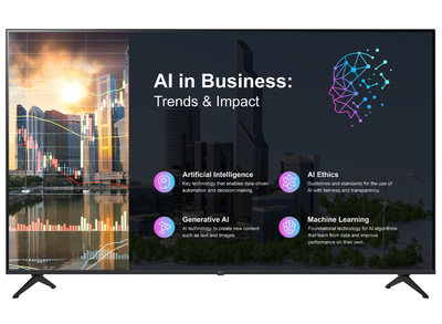 LG 65PK640S 65" 4K Ultra HD Smart Commercial Signage TV Digital Signage Display LG