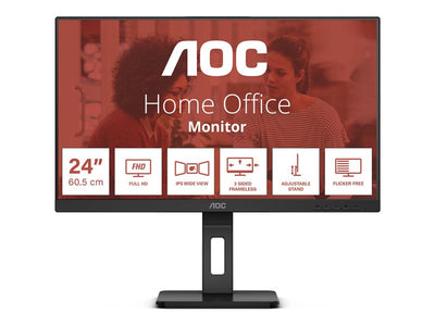 AOC 24" Full HD 75Hz Desktop LED Monitor | 24E3QAF Desktop Monitor AOC