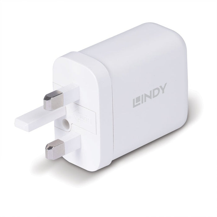 Lindy 65W USB Type A & C GaN Charger | 73429 Smart Device Chargers Lindy