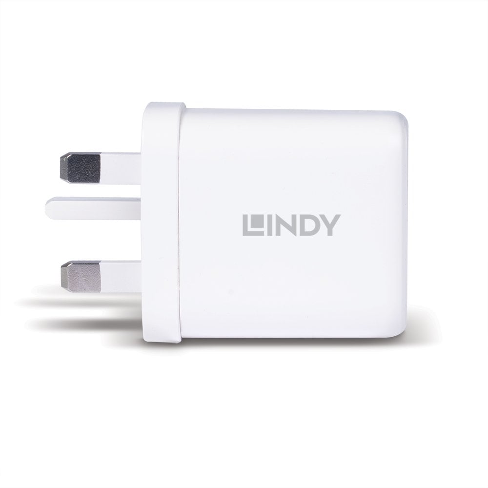Lindy 65W USB Type A & C GaN Charger | 73429 Power & Charging Lindy