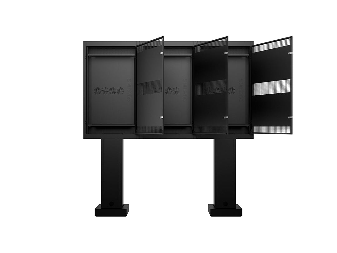 Multibrackets OH55F/B/A-S M Totem Pro Triple - 55" Wall Mount Bracket Multibrackets
