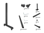 Multibrackets M Pro Series Wheelbase 300cm Pro Inc Castors Mounting Accessory Multibrackets