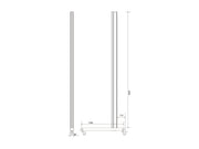 Multibrackets M Pro Series Wheelbase 300cm Pro Inc Castors Mounting Accessory Multibrackets