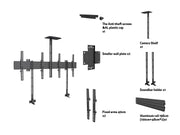Multibrackets M Pro Series Collaboration Side by Side - 65" Wall Mount Bracket Multibrackets