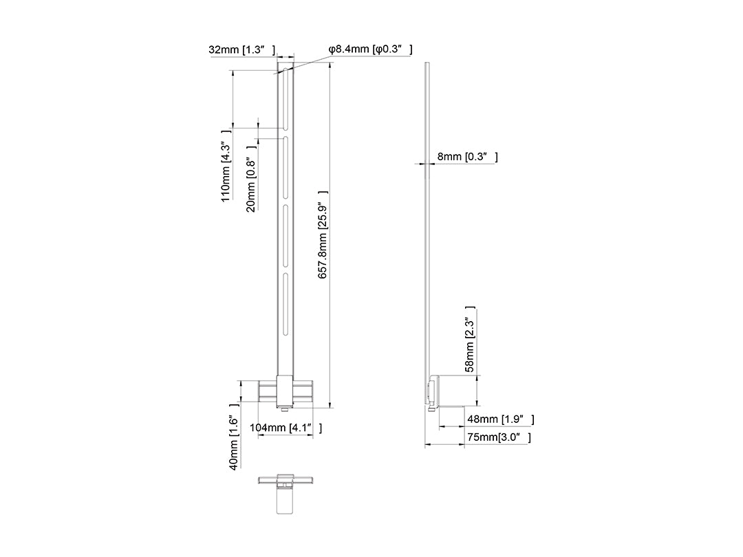 Multibrackets M Pro Series Soundbar Holder Mounting Accessory Multibrackets