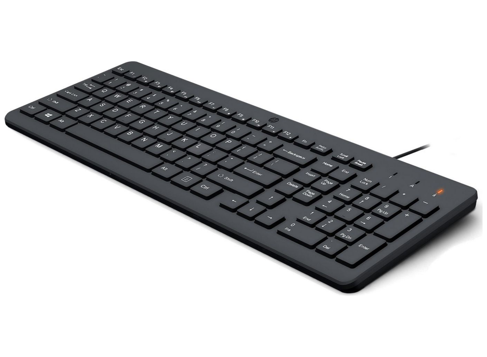 HP 150 Wired USB Keyboard - Full-Size | 664R5AA#ABE Keyboard & Mouse HP