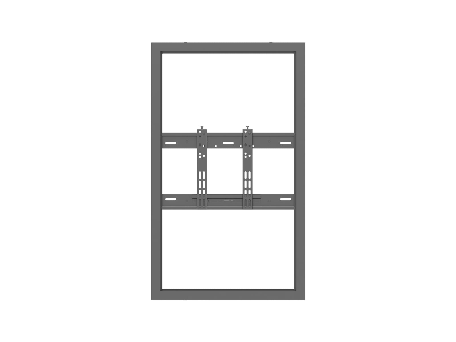 Multibrackets M Pro Series Enclosure 43" Wall Slim Small Black Signage Display Enclosures Multibrackets