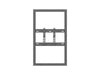 Multibrackets M Pro Series Enclosure 43" Wall Slim Small Black Signage Display Enclosures Multibrackets