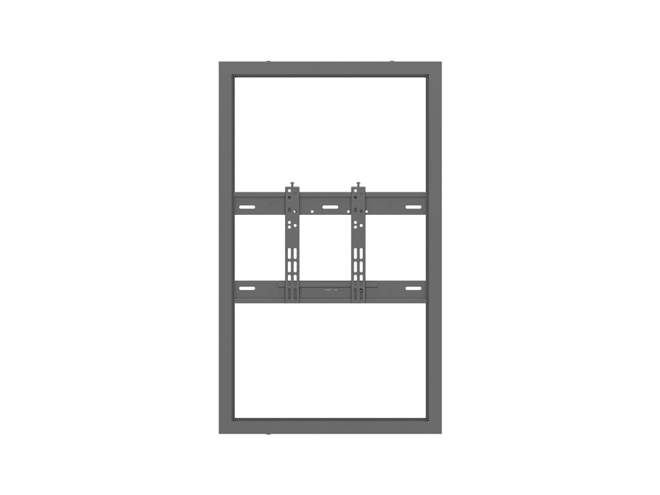 Multibrackets M Pro Series Enclosure 43" Wall Slim Small Black Signage Display Enclosures Multibrackets