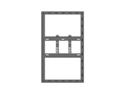 Multibrackets M Pro Series Enclosure 43" Wall Slim Small Black Signage Display Enclosures Multibrackets