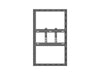 Multibrackets M Pro Series Enclosure 43" Wall Slim Small Black Signage Display Enclosures Multibrackets