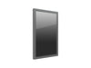 Multibrackets M Pro Series Enclosure 43" Wall Slim Small Black Signage Display Enclosures Multibrackets