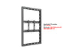Multibrackets M Pro Series Enclosure 43" Wall Slim Small Black Signage Display Enclosures Multibrackets