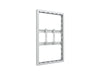 Multibrackets M Pro Series Enclosure 43" Wall Slim Small White Signage Display Enclosures Multibrackets